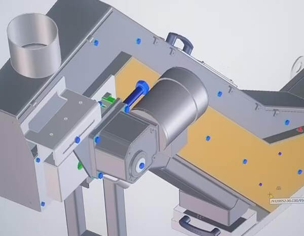 750W直角中空電機在輸送機械上的應(yīng)用 士元減速機